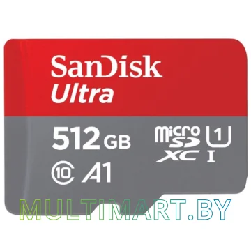 Карта памяти SanDisk Ultra SDSQUA4-512G-GN6MA microSDXC 512GB (с адаптером)